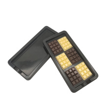 Paper Box Insert Packaging Black Blister Chocolate Bar Tray